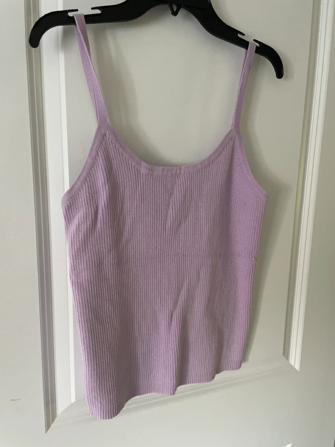 Like new Lilac Ribbed Tank Top size M