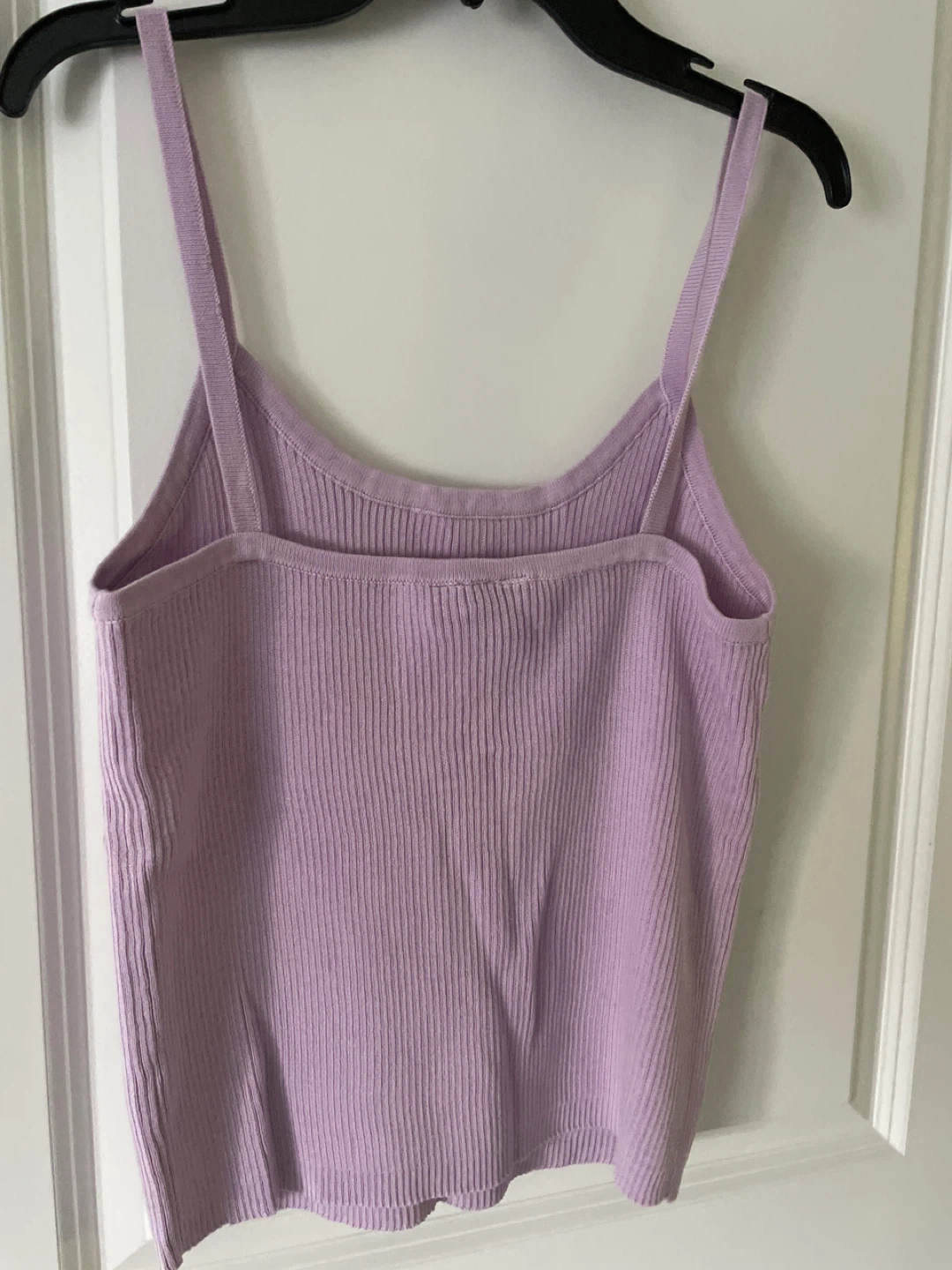 Like new Lilac Ribbed Tank Top size M - photo 2