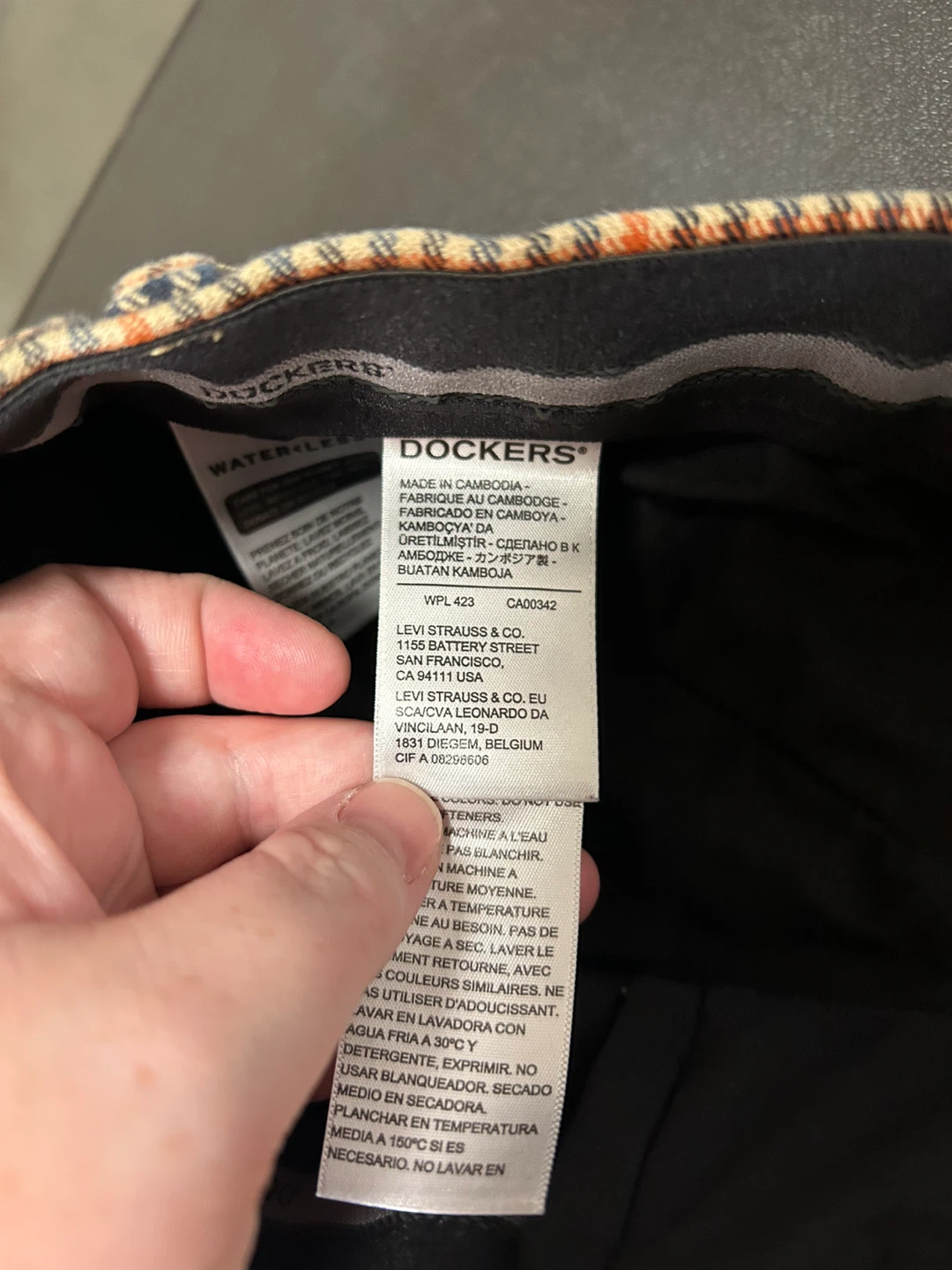 Dockers Slim Fit Plaid Pants - Size 34 - photo 4