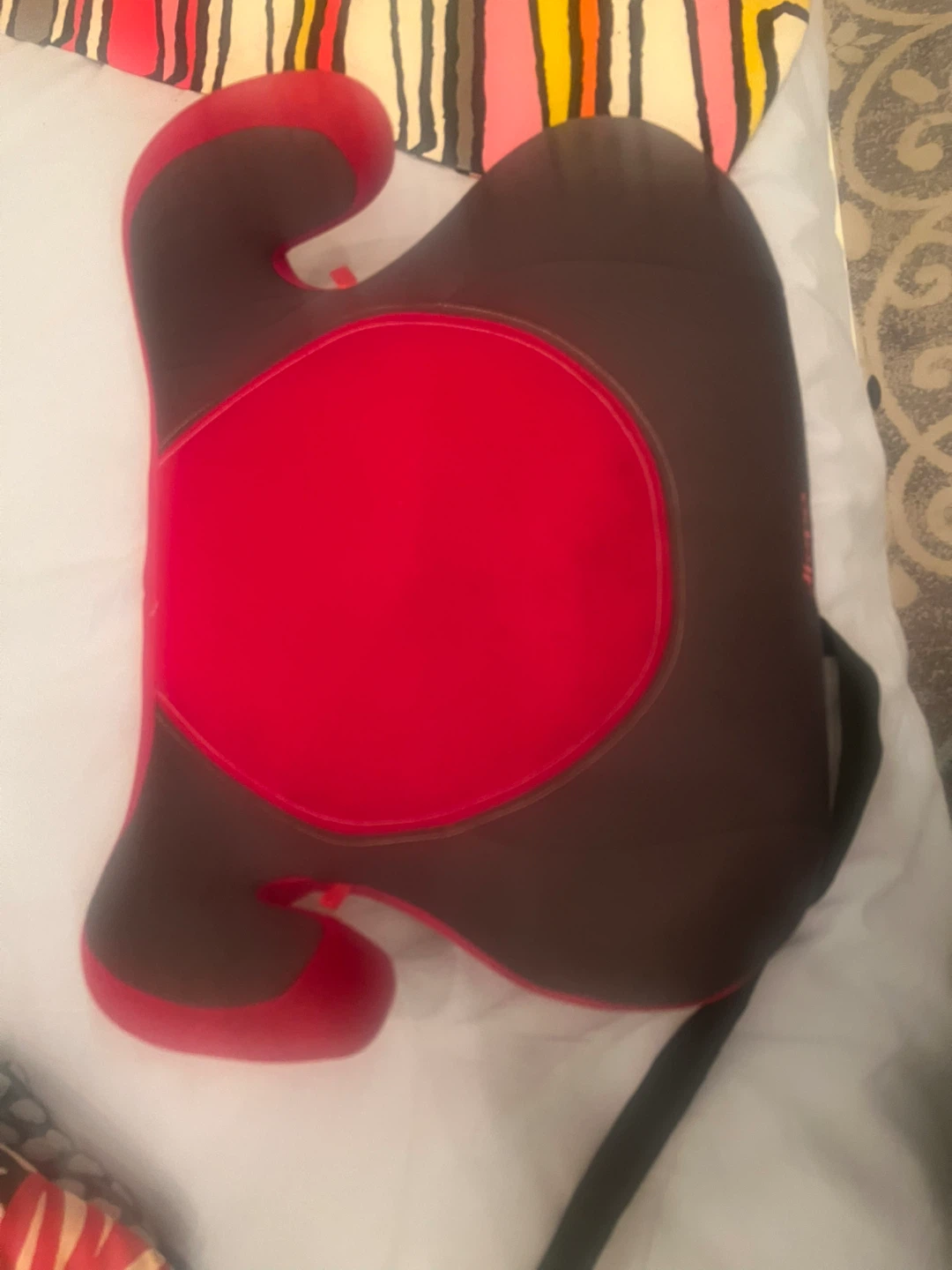 Red and Black Car booster  Seat