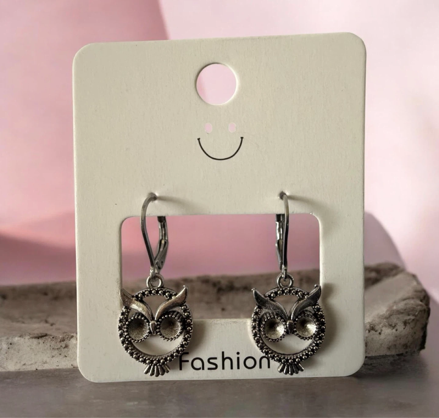 Owl Leverback Earrings