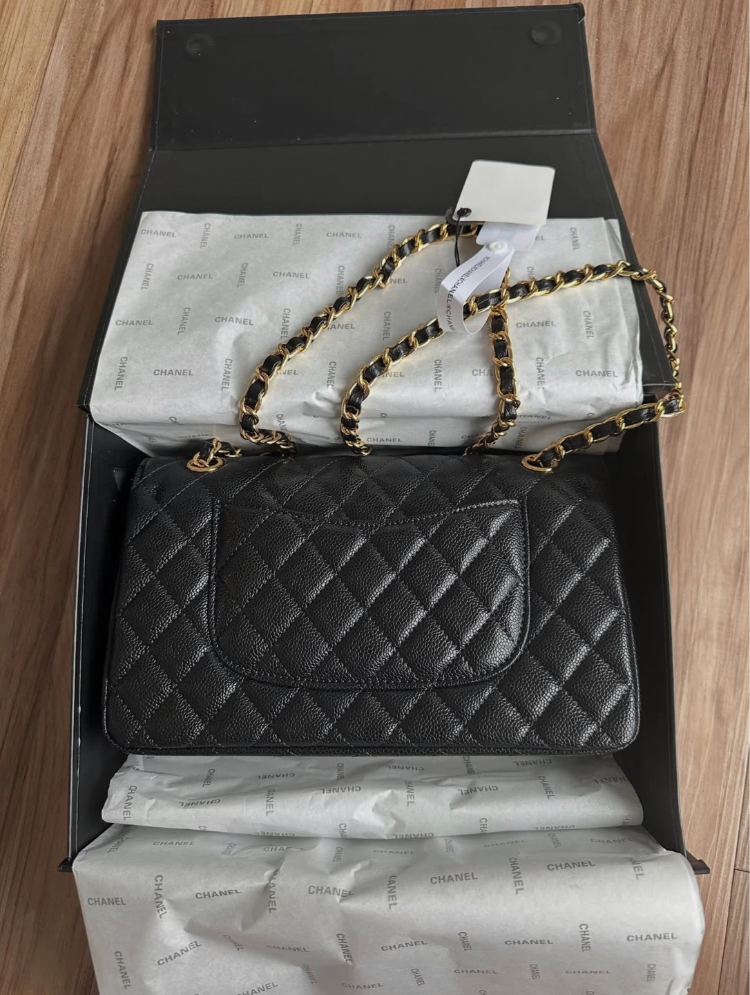 Chanel Black Leather Flap Bag - photo 4
