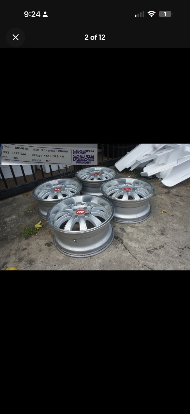 RAYS ITC Sport 16" rims (Set of 4) - photo 3