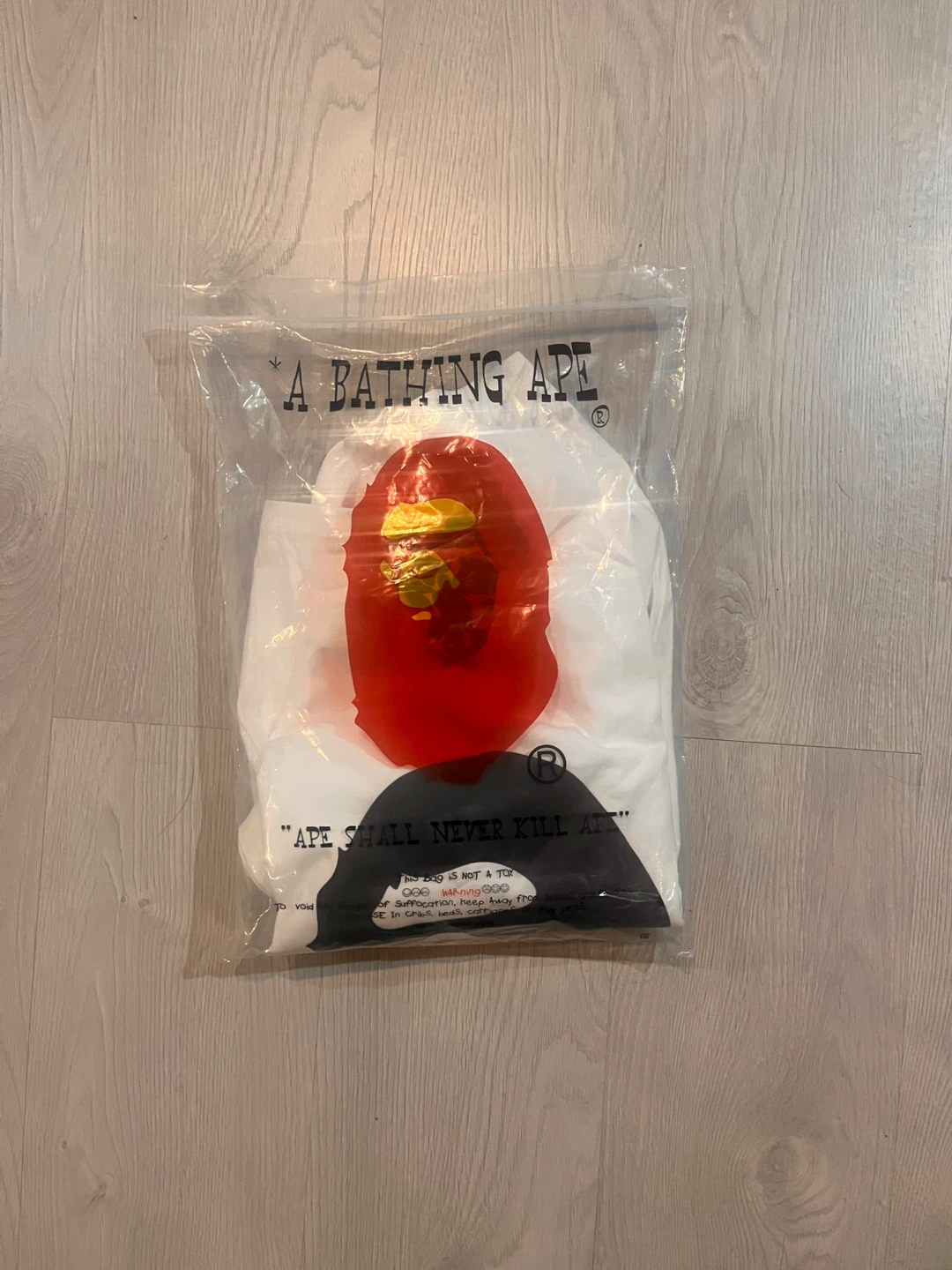 A Bathing Ape BAPE Big Ape Head Tee White - photo 4
