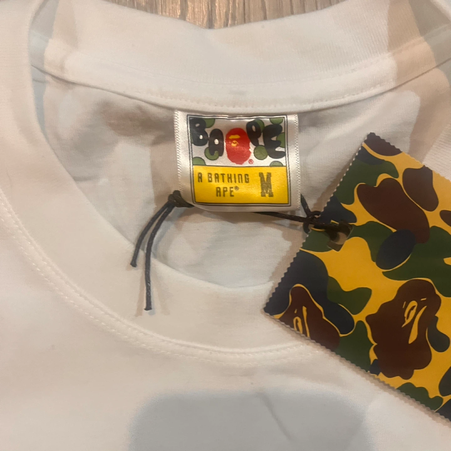 A Bathing Ape BAPE Big Ape Head Tee White - photo 3
