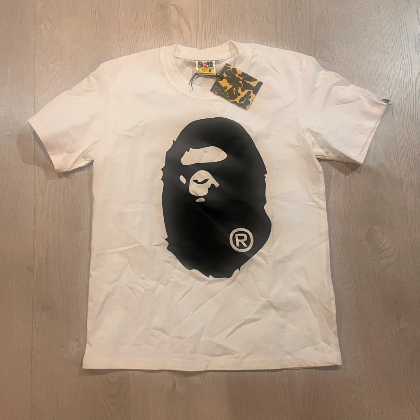 A Bathing Ape BAPE Big Ape Head Tee White