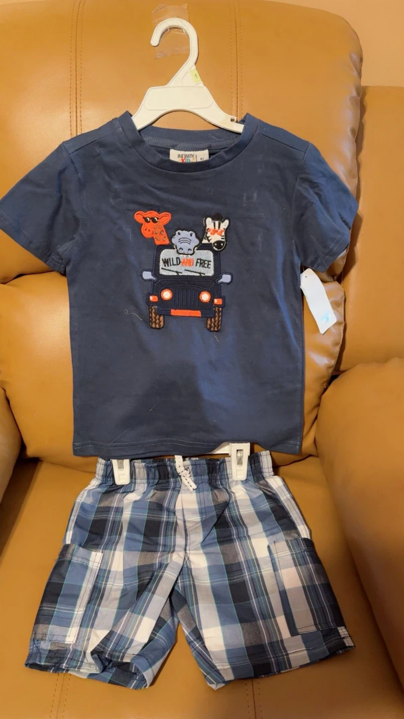 Infinity Kids Boys T-Shirt and Shorts Set - photo 3