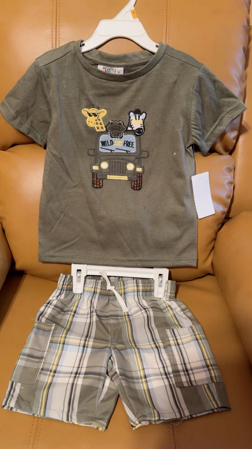 Infinity Kids Boys T-Shirt and Shorts Set