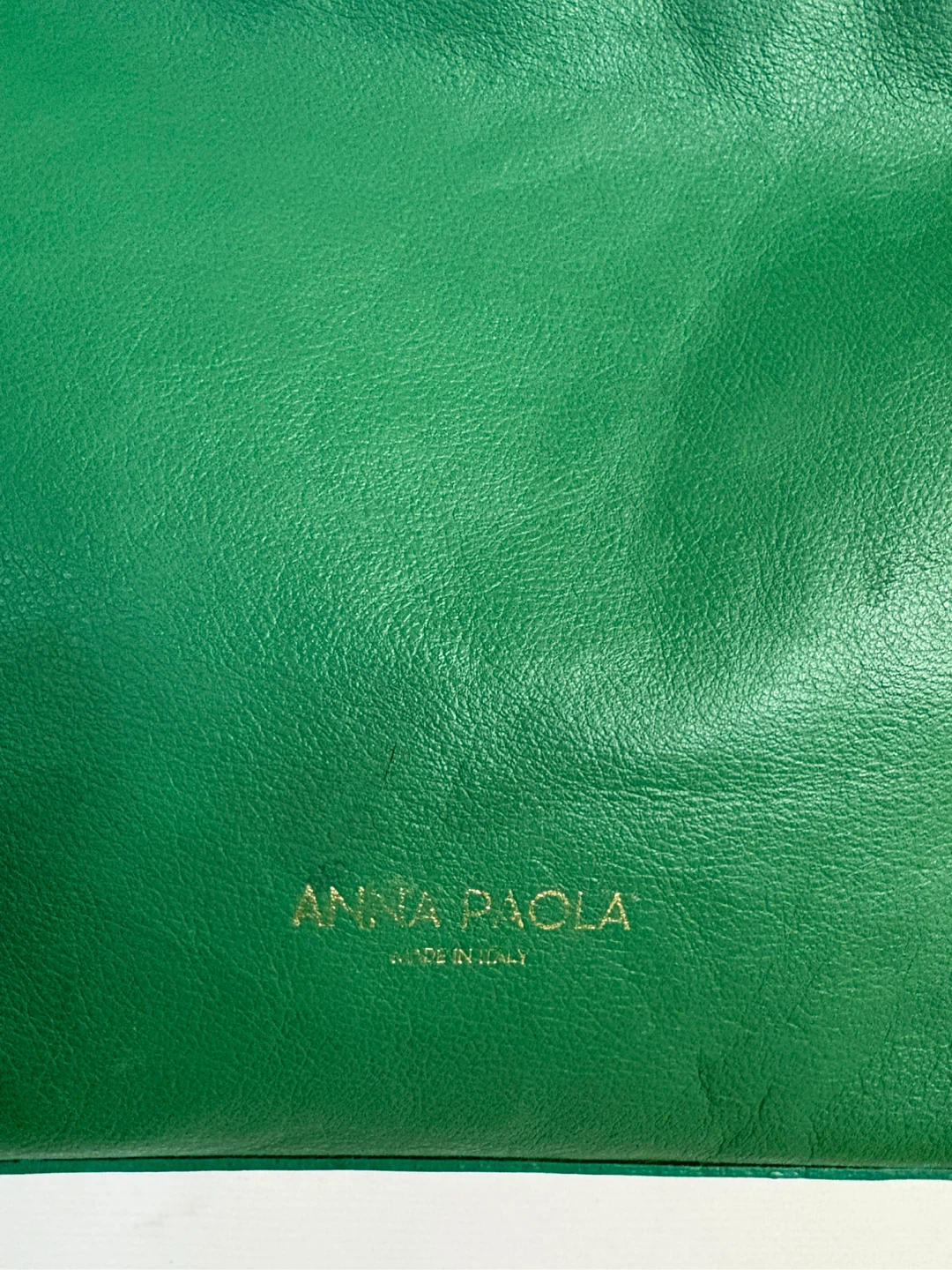 Anna Paola Emerald Green Italian Leather Satchel Bag - photo 3