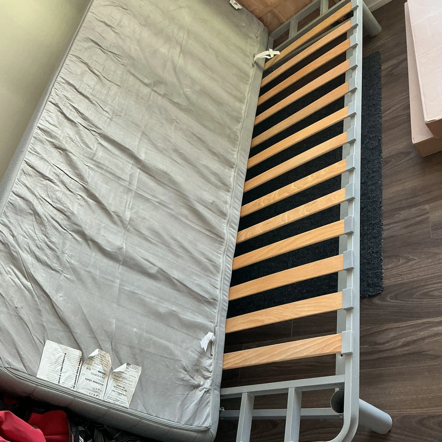 Ikea futon Sofa Bed Frame with Mattress - photo 2