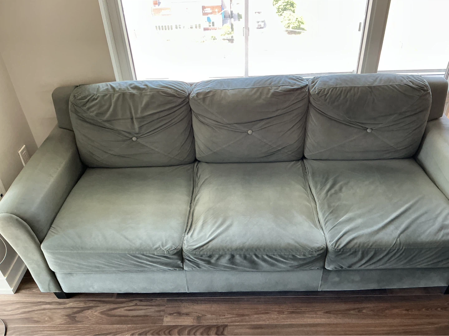 Grey 3-Seater Sofa