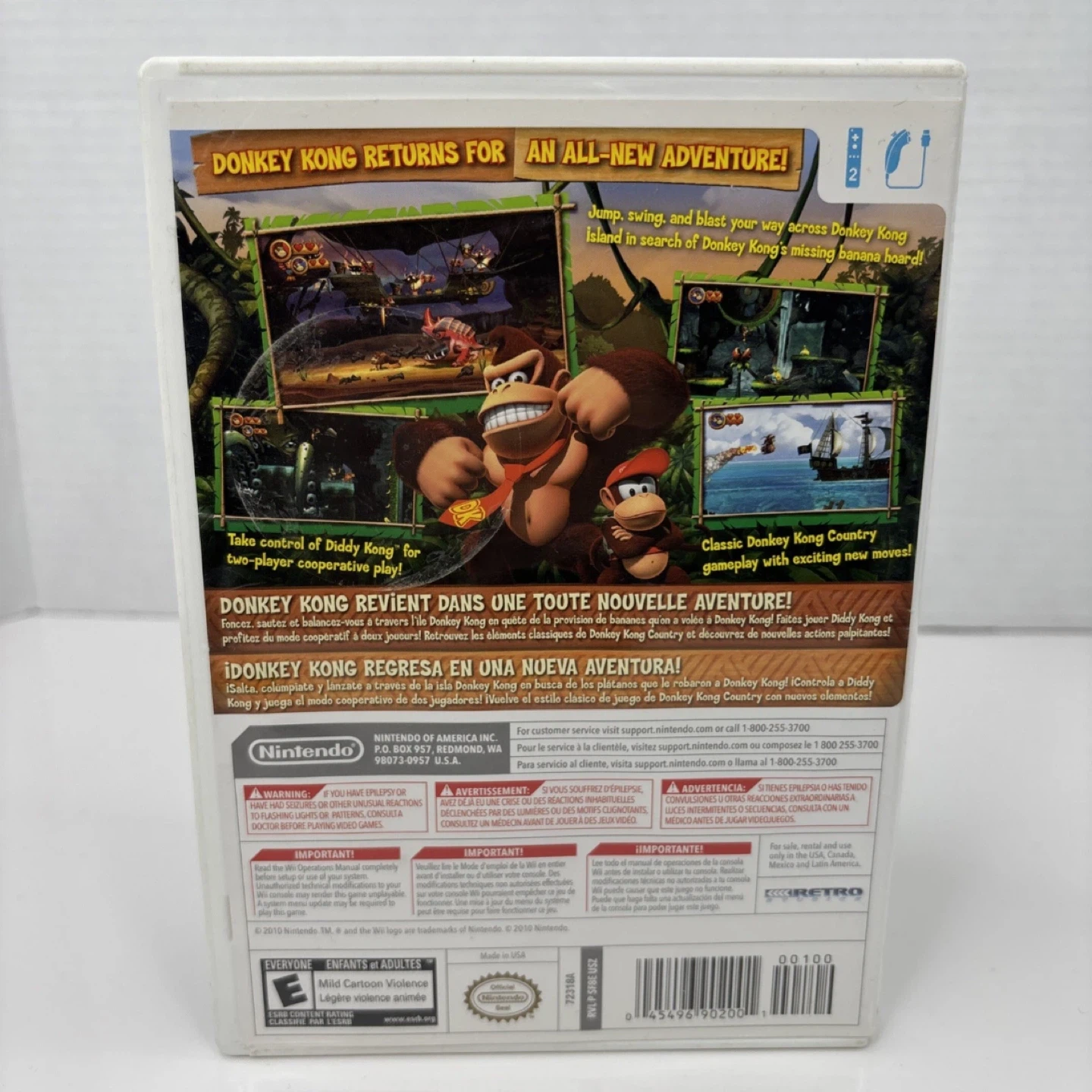 Nintendo Wii Donkey Kong Country Returns - photo 2