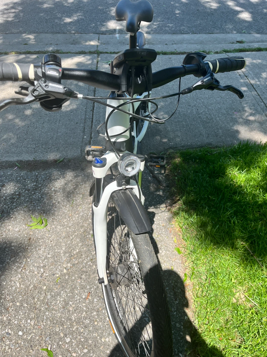White BMW Electric Bike with Bosch Motor