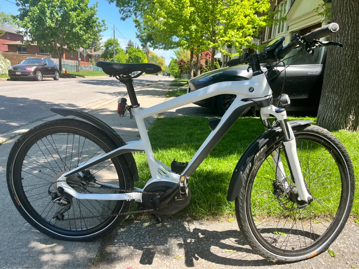 White BMW Electric Bike with Bosch Motor - photo 3