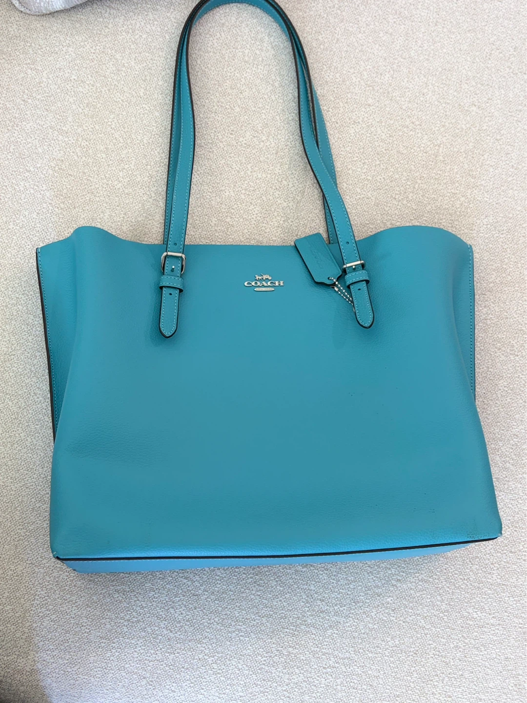 Coach Turquoise Tote Bag