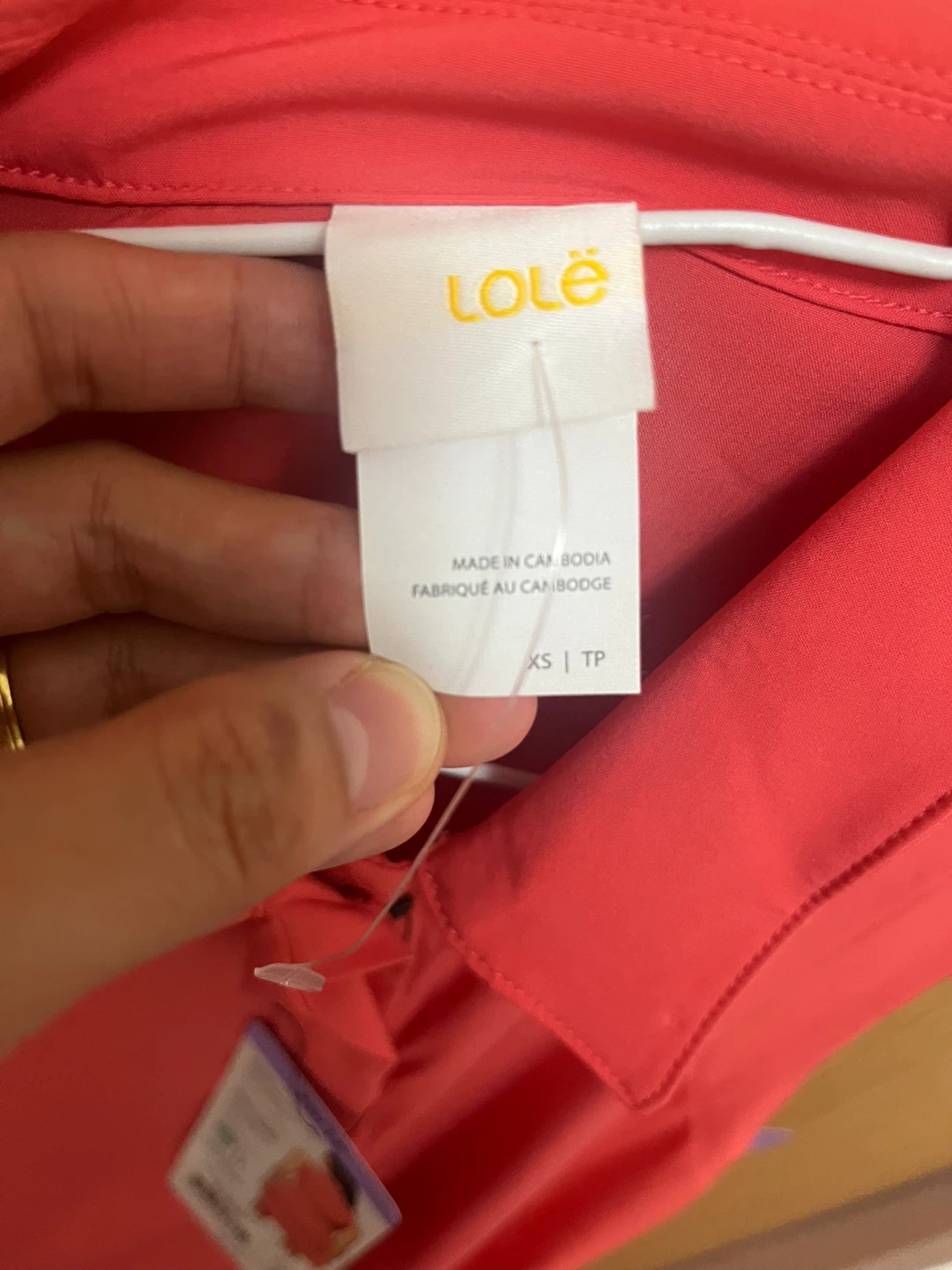 Lole Sleeveless Shirt Dress Coral XS/TP - photo 4