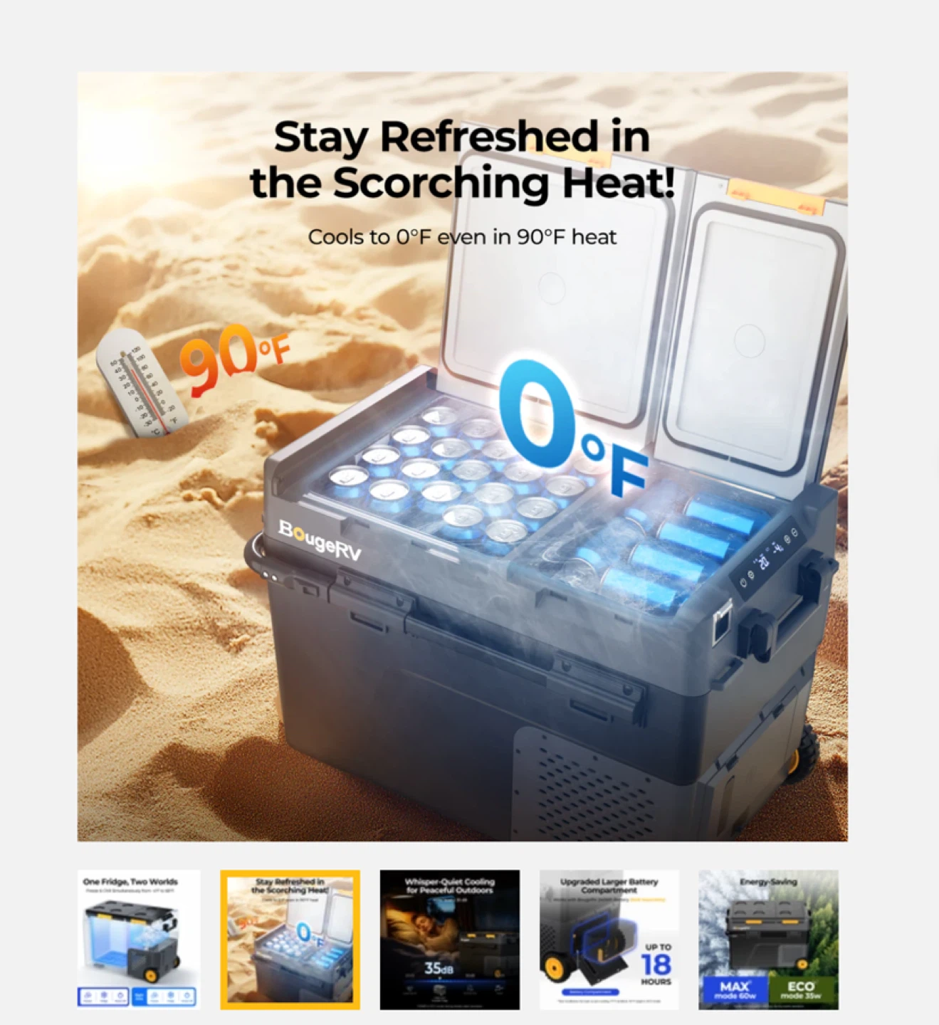 BougeRV Portable Refrigerator/Freezer - photo 3
