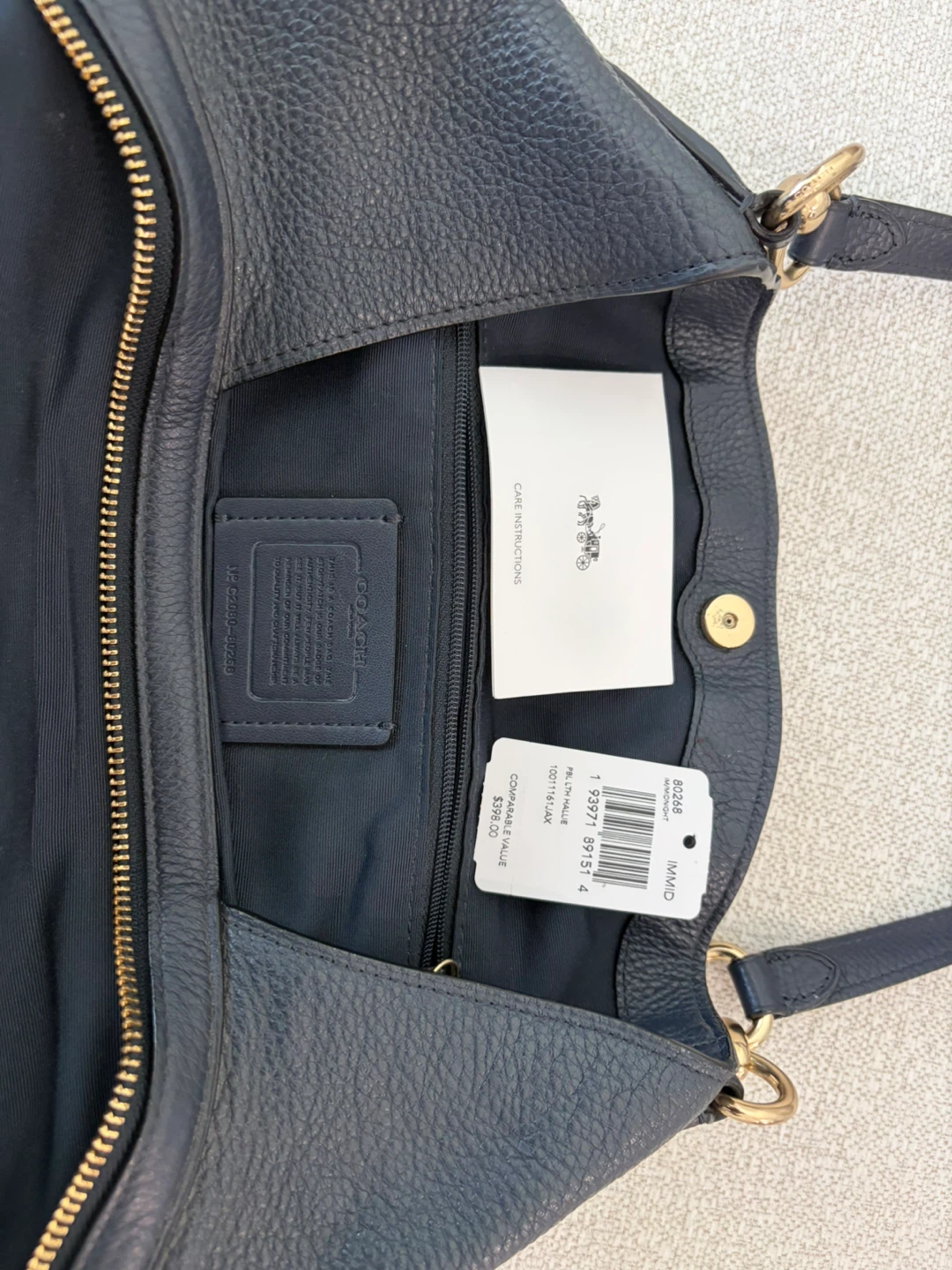 Coach Black Leather Shoulder Bag - photo 5