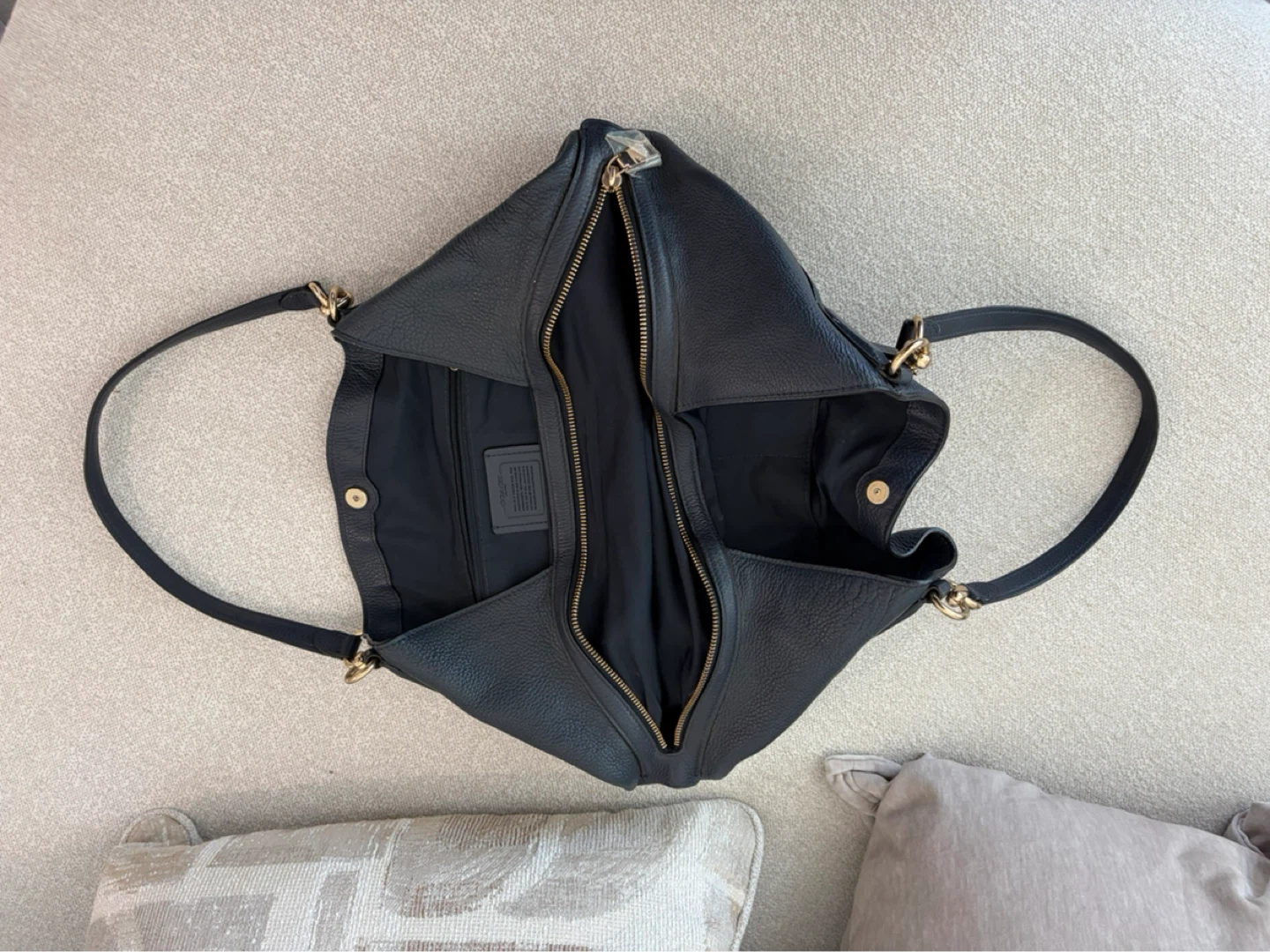 Coach Black Leather Shoulder Bag - photo 3