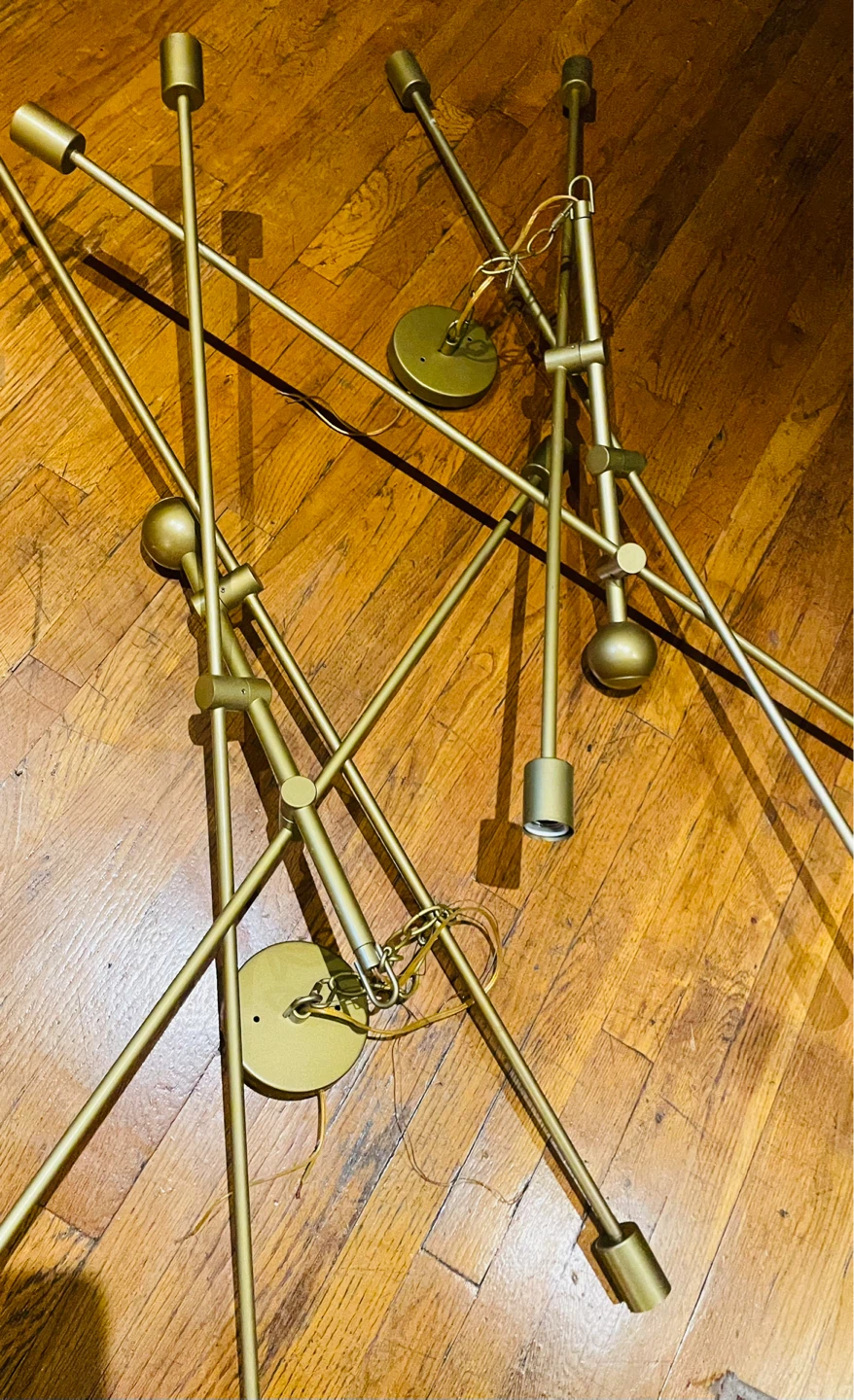 Modern Gold Chandelier Light Fixture - photo 2