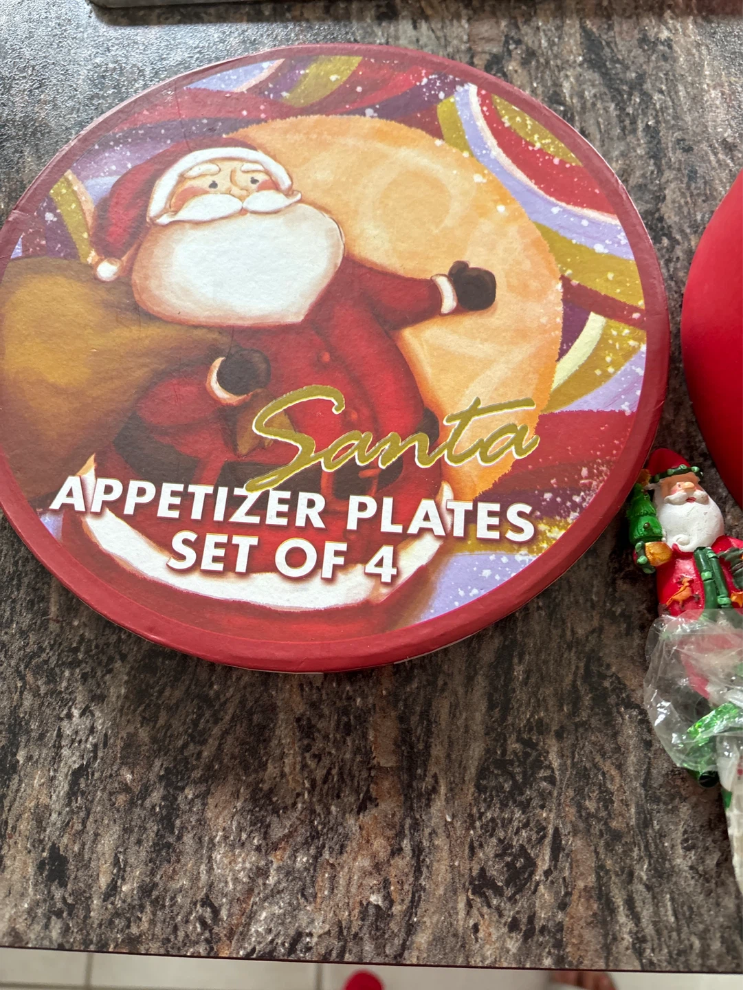 Santa Claus Appetizer Plates - Set of 4 - photo 3