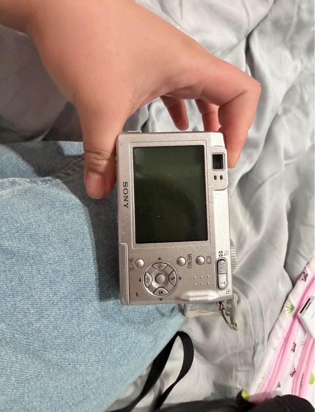 Sony Cyber-shot Digital Camera and a Canon