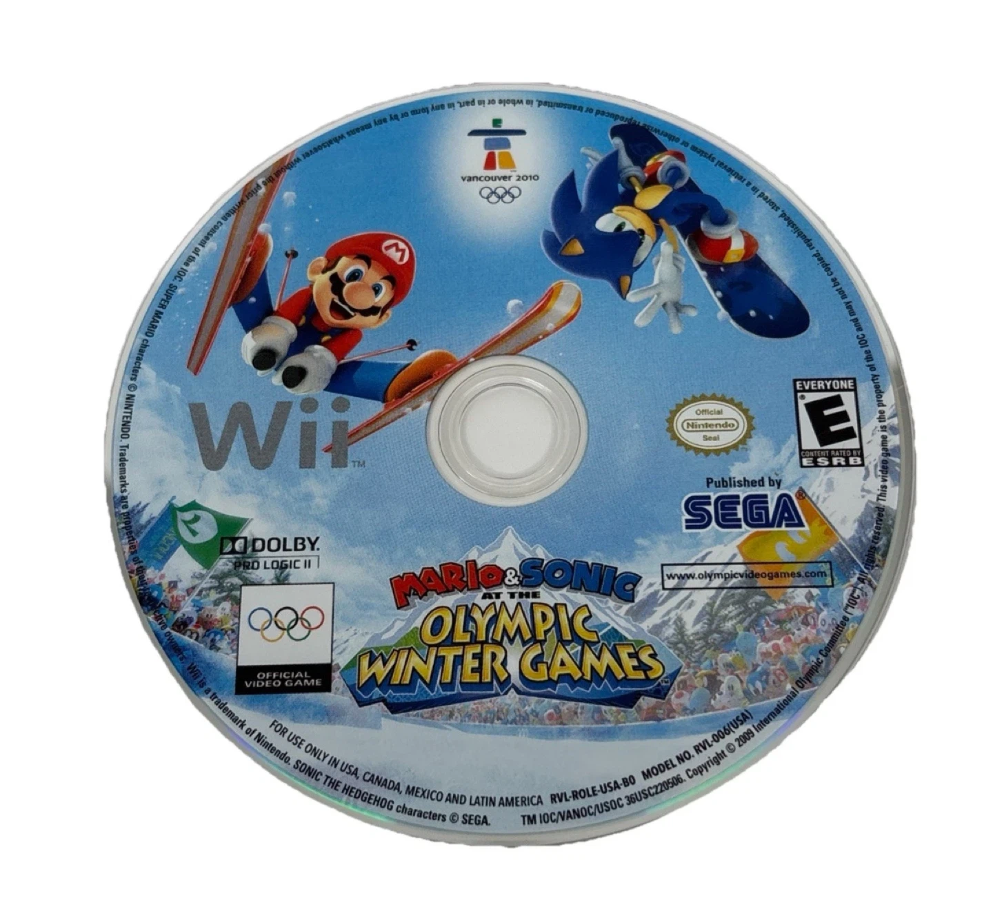 Mario & Sonic at the Olympic Winter Games Nintendo Wii