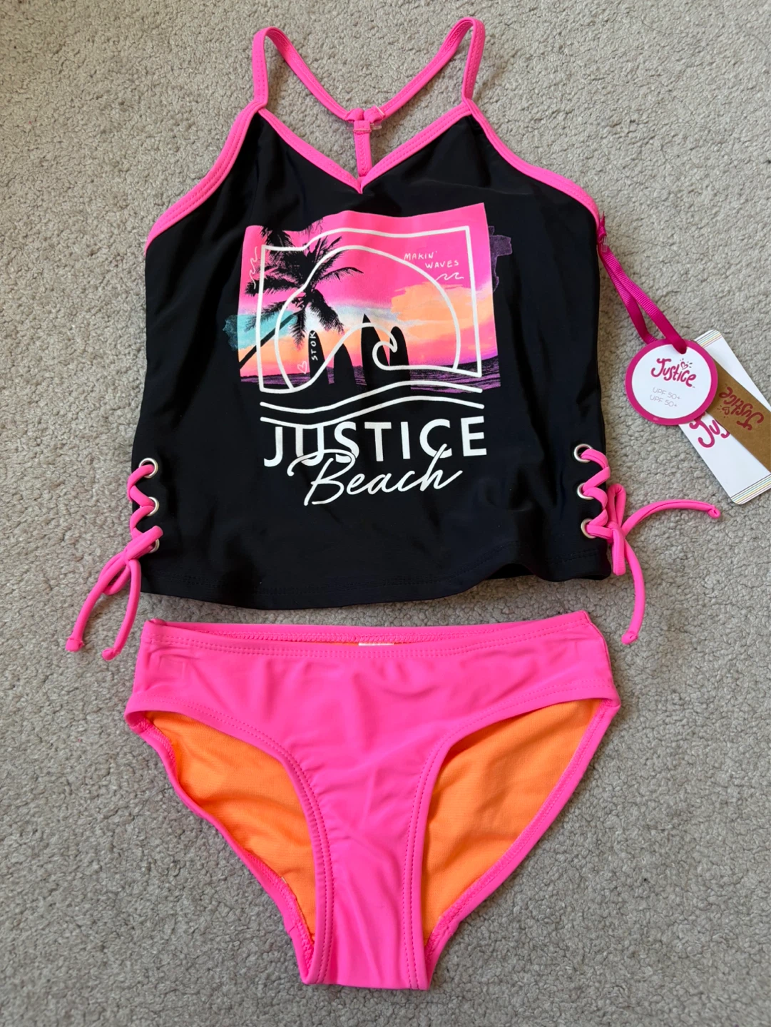 Justice Swimsuit Set XS/TP (5-6)