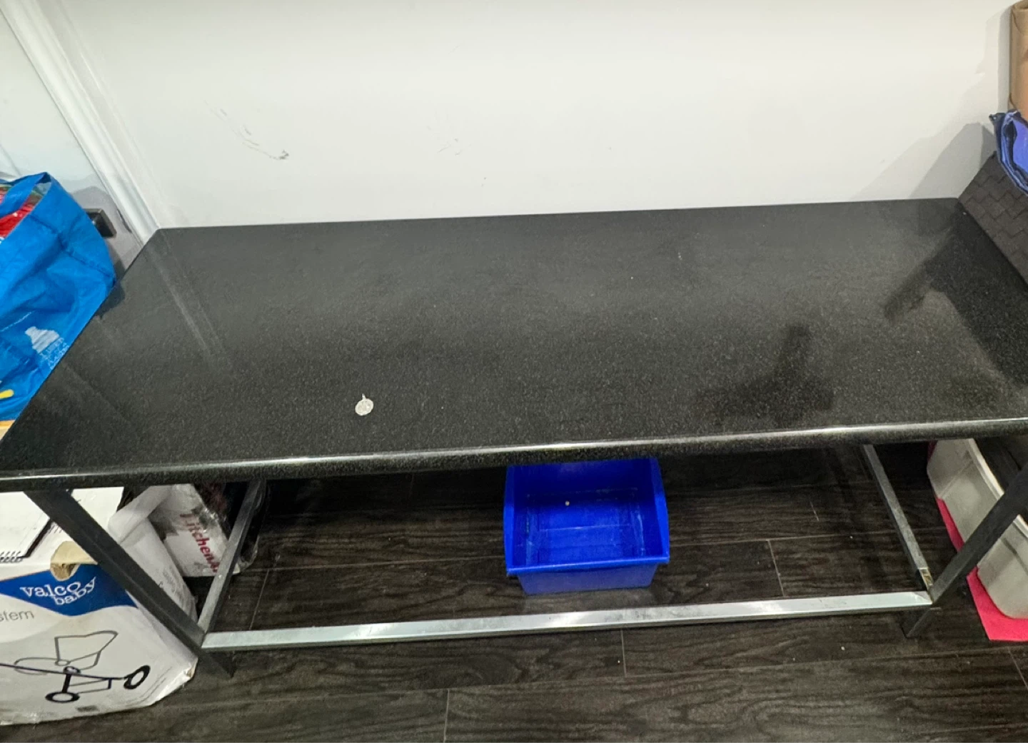 Removable Black Granite Top/ Marble  Table - photo 4