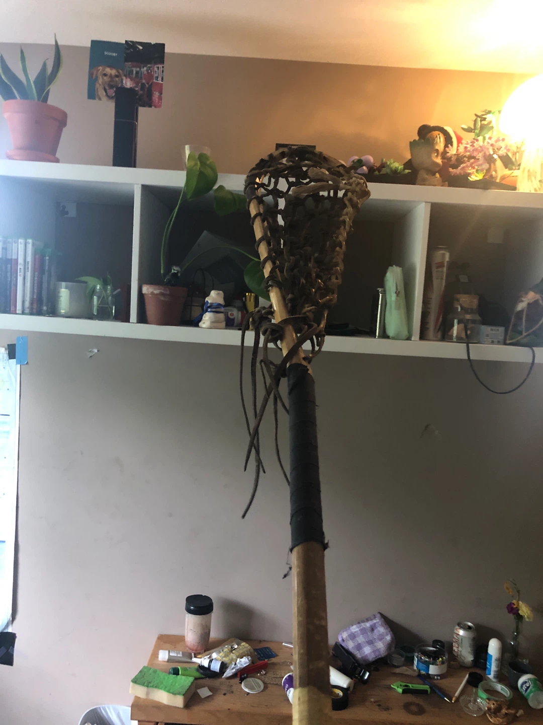 Vintage Wooden Lacrosse Stick - photo 4