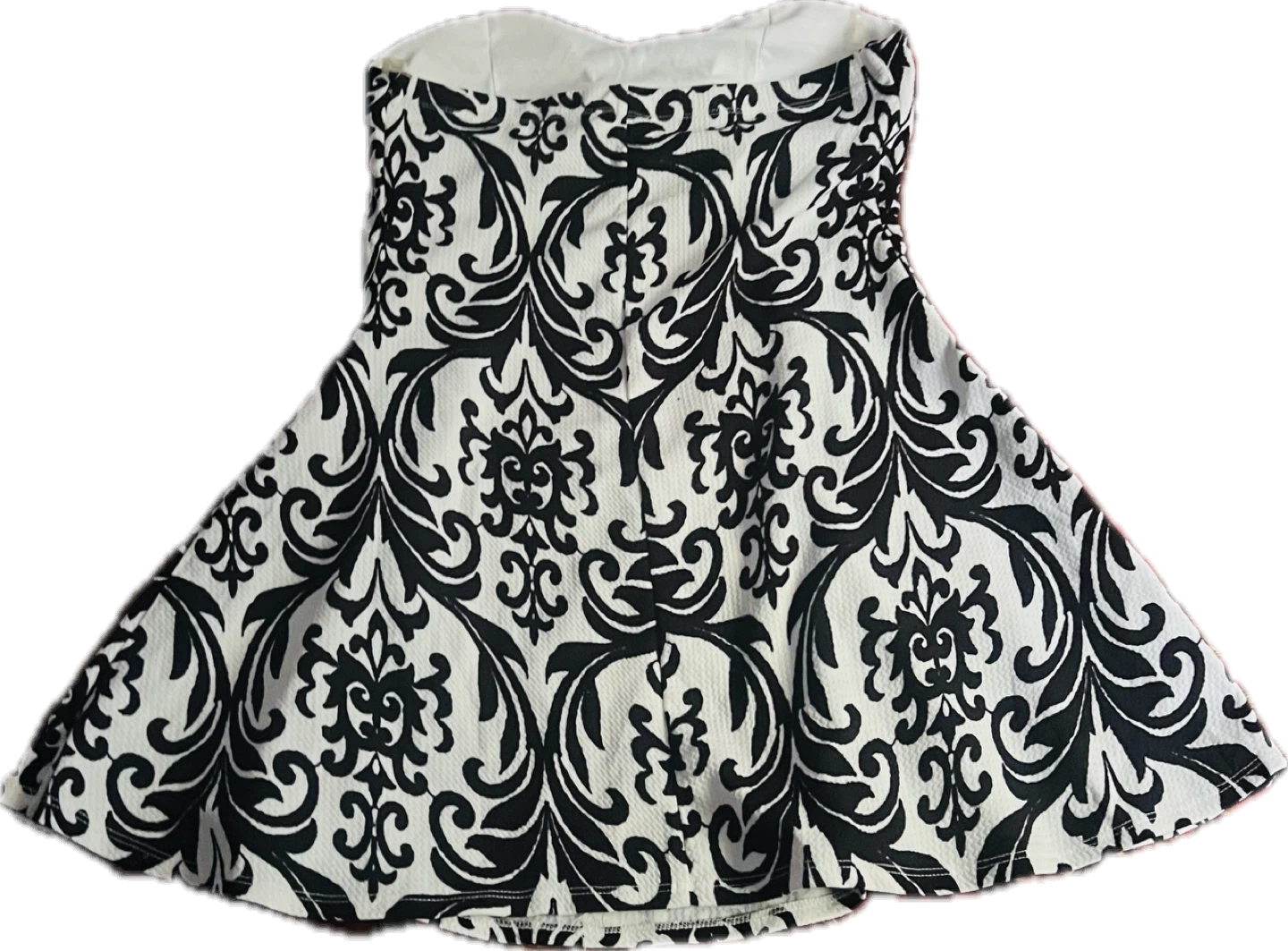 Black & White Damask Dress - Size L - photo 2
