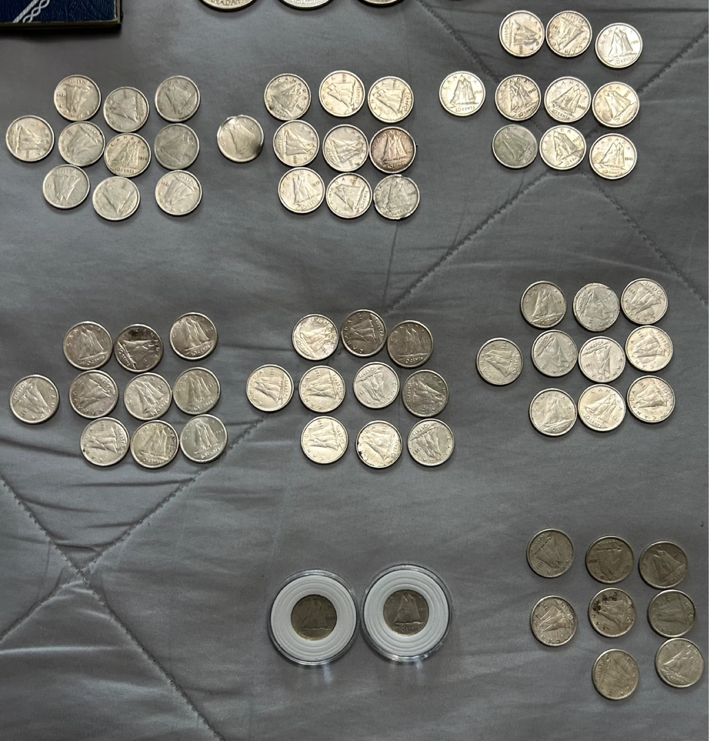 Large Silver Coin Collection Canada USA World Silver - photo 2