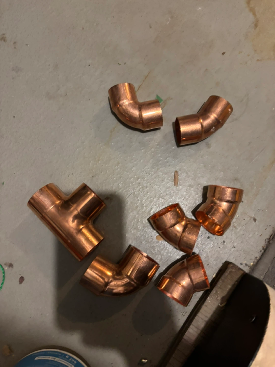 Copper Pipe Fittings Assortment - photo 2