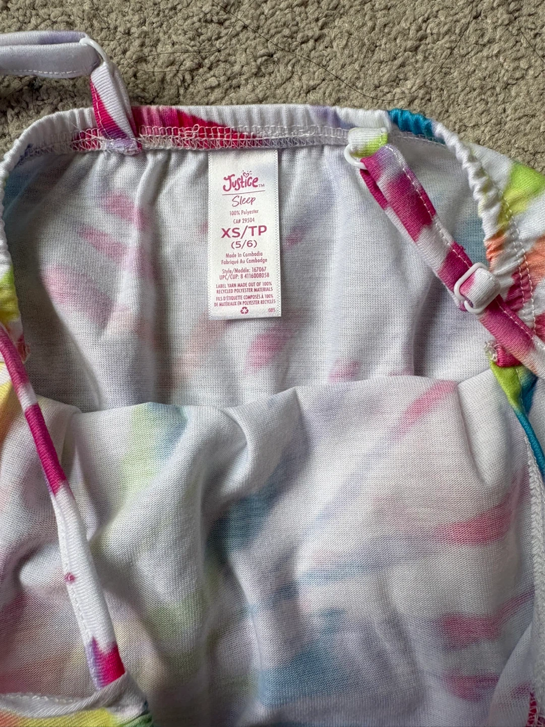 Justice Sleep Romper & Headband Set - XS/TP (5/6) - photo 3