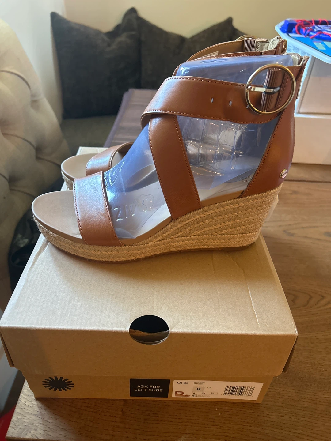 UGG "Wylda" Wedge Espadrille Sandals - Size 8 - photo 3