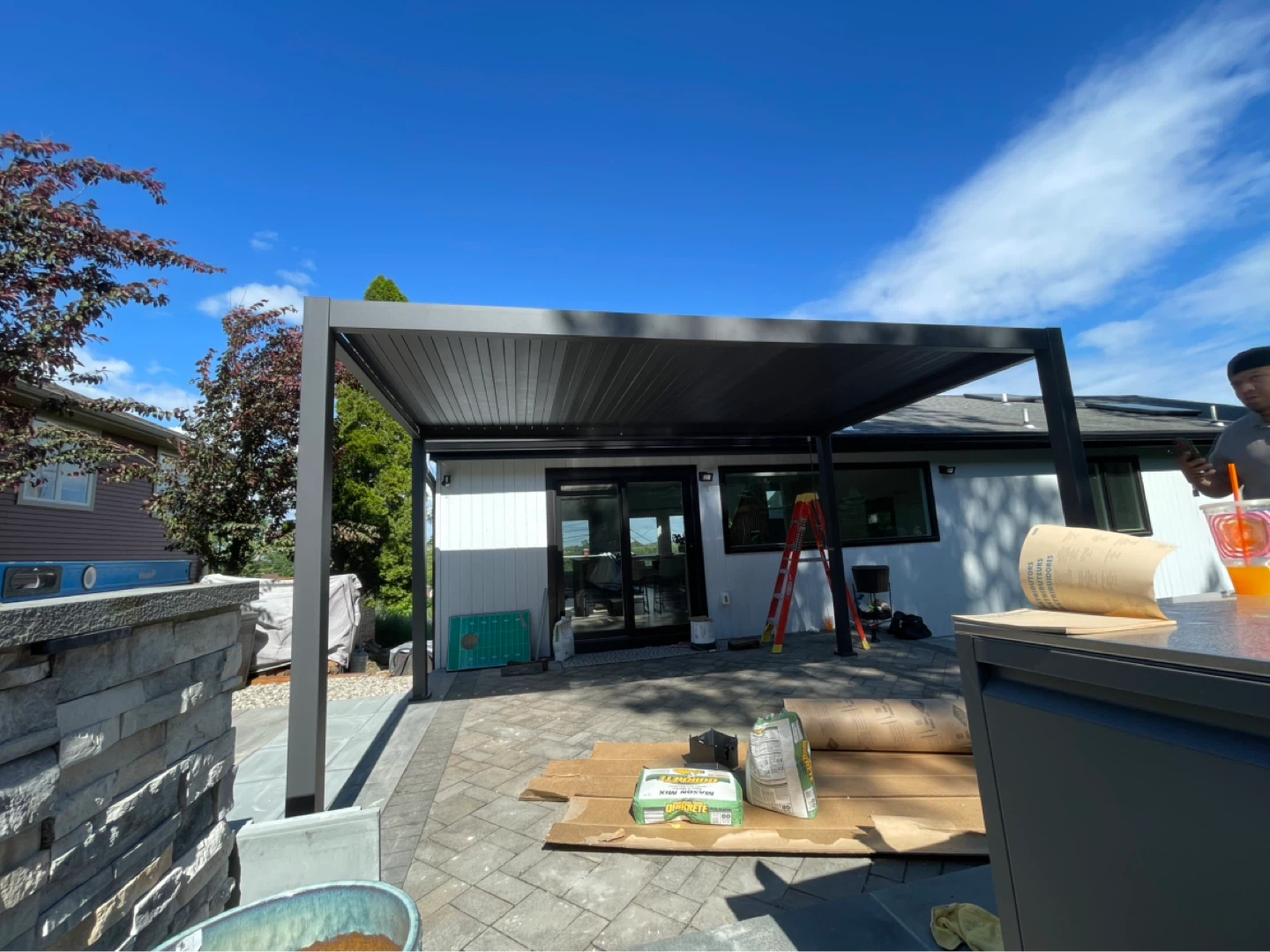 Modern Outdoor Pergola Structure - photo 5