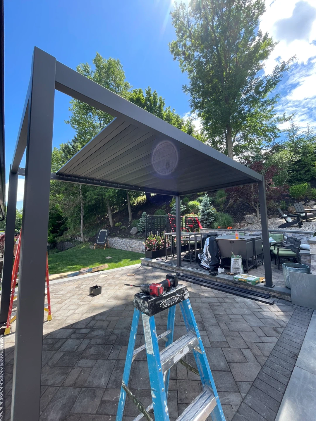 Modern Outdoor Pergola Structure - photo 2