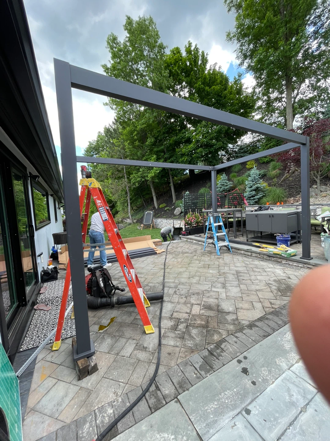 Modern Outdoor Pergola Structure
