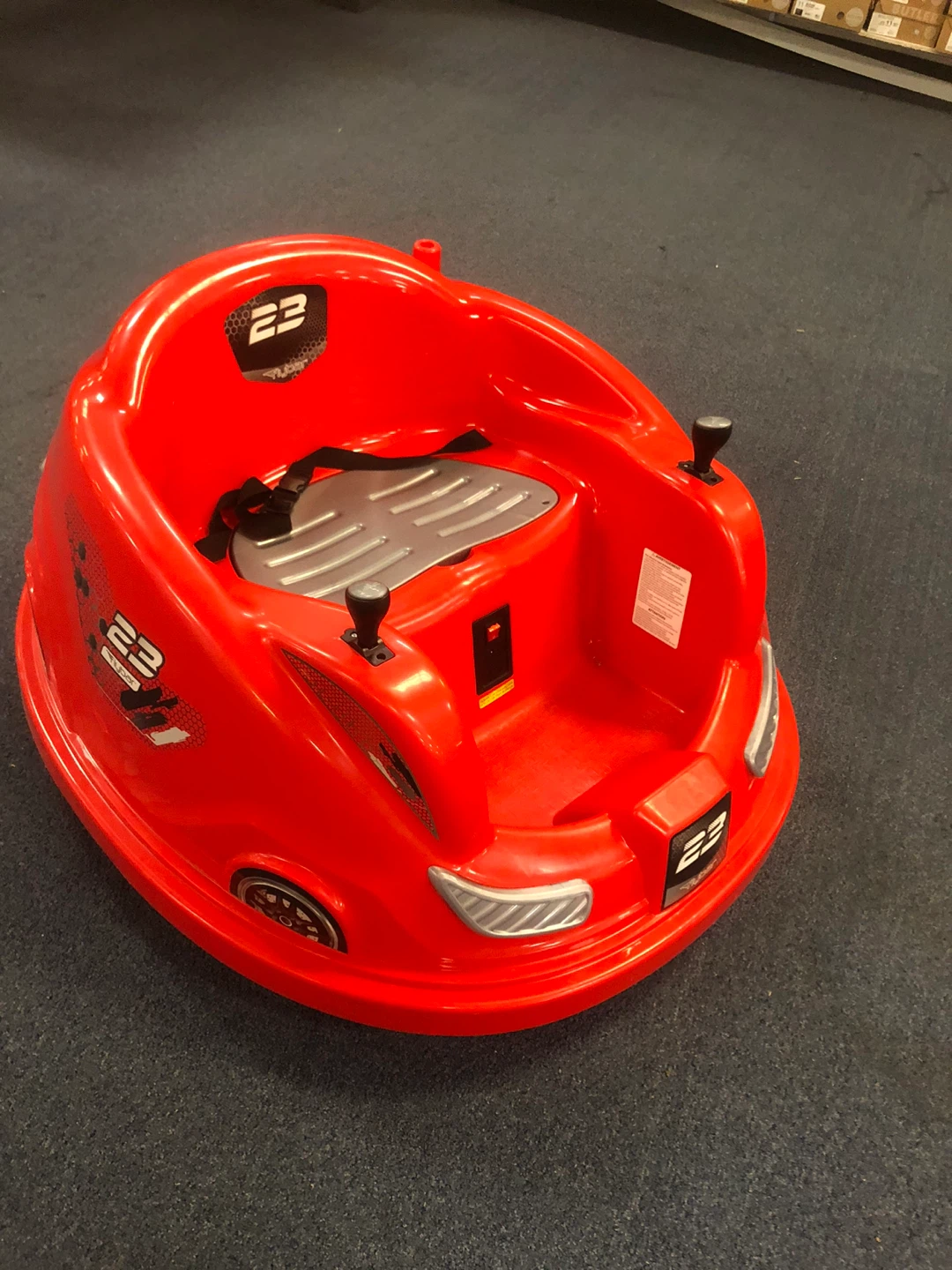 Red Ride-On Bumper Car
