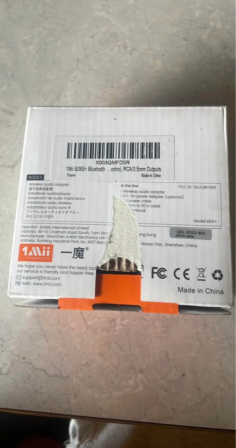 1Mii B06S+ Bluetooth Wireless Audio Adapter - photo 3