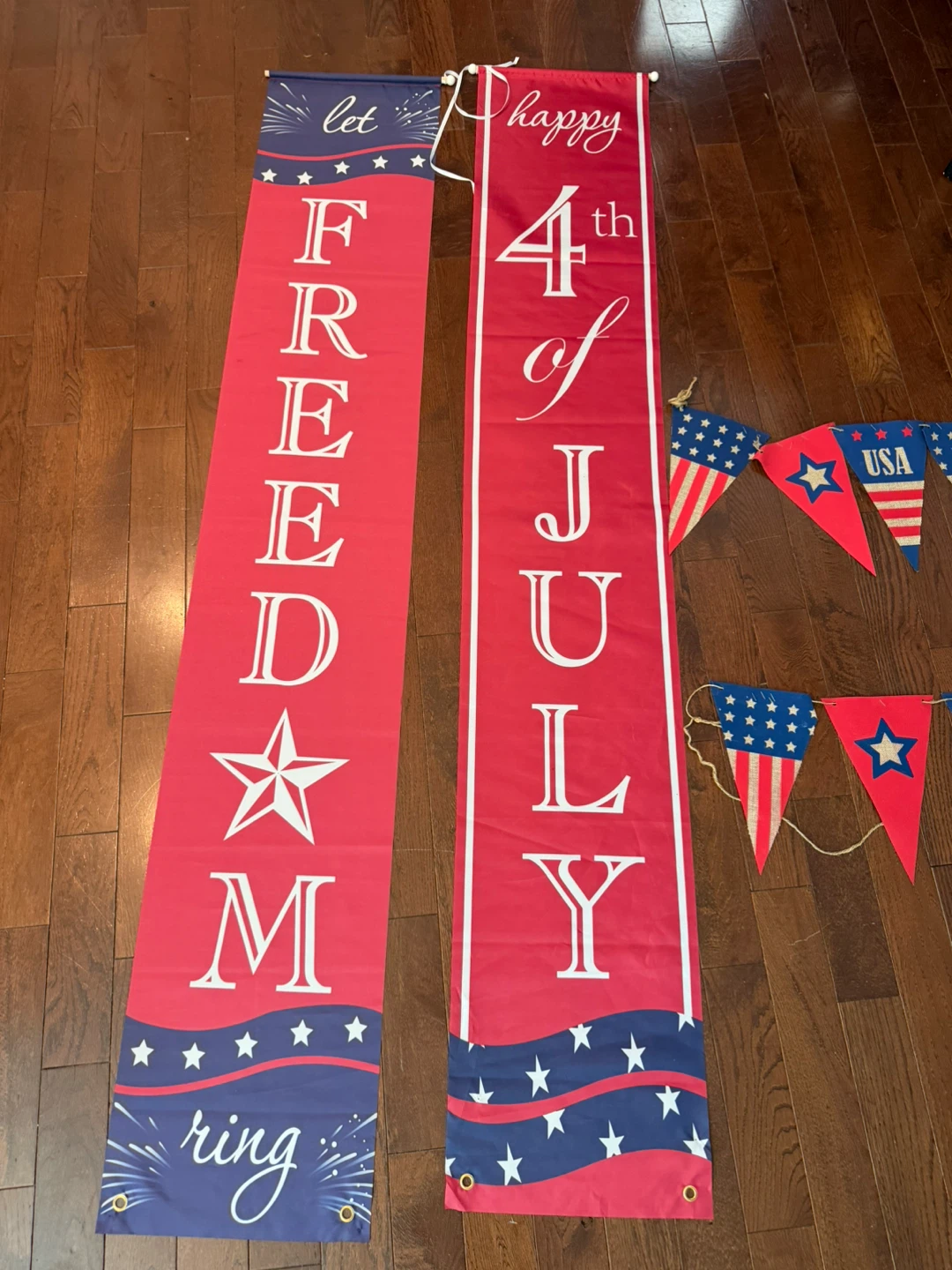 4th of July Banner & USA Bunting Set of Decorations - photo 2