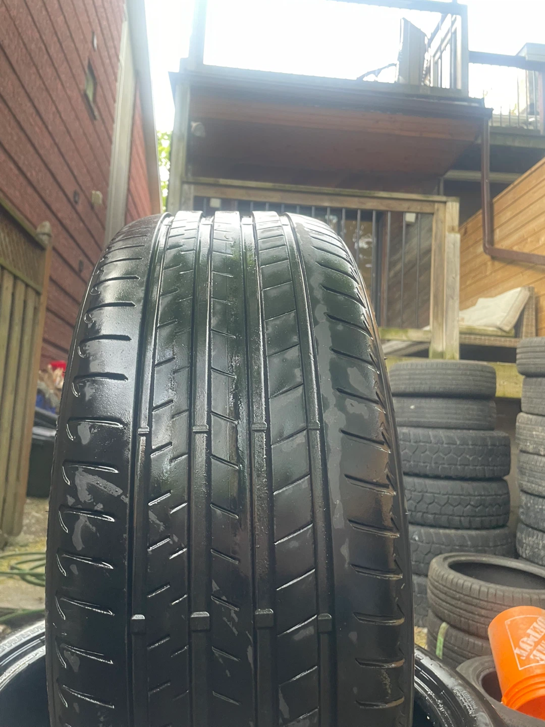 Staggered Bridgestone Alenza All Season Tires Set 21” - photo 4