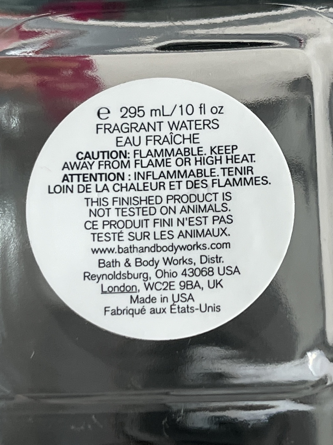 80% full Bath & Body Works  Black Amethyst. 10 fl oz - photo 2