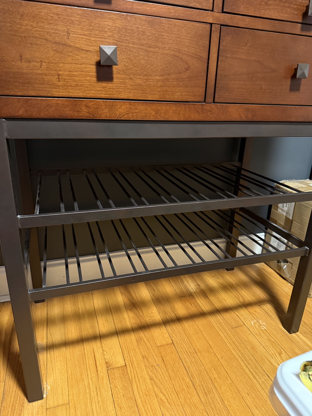 Tall liquor cabinet + wine rack - photo 5