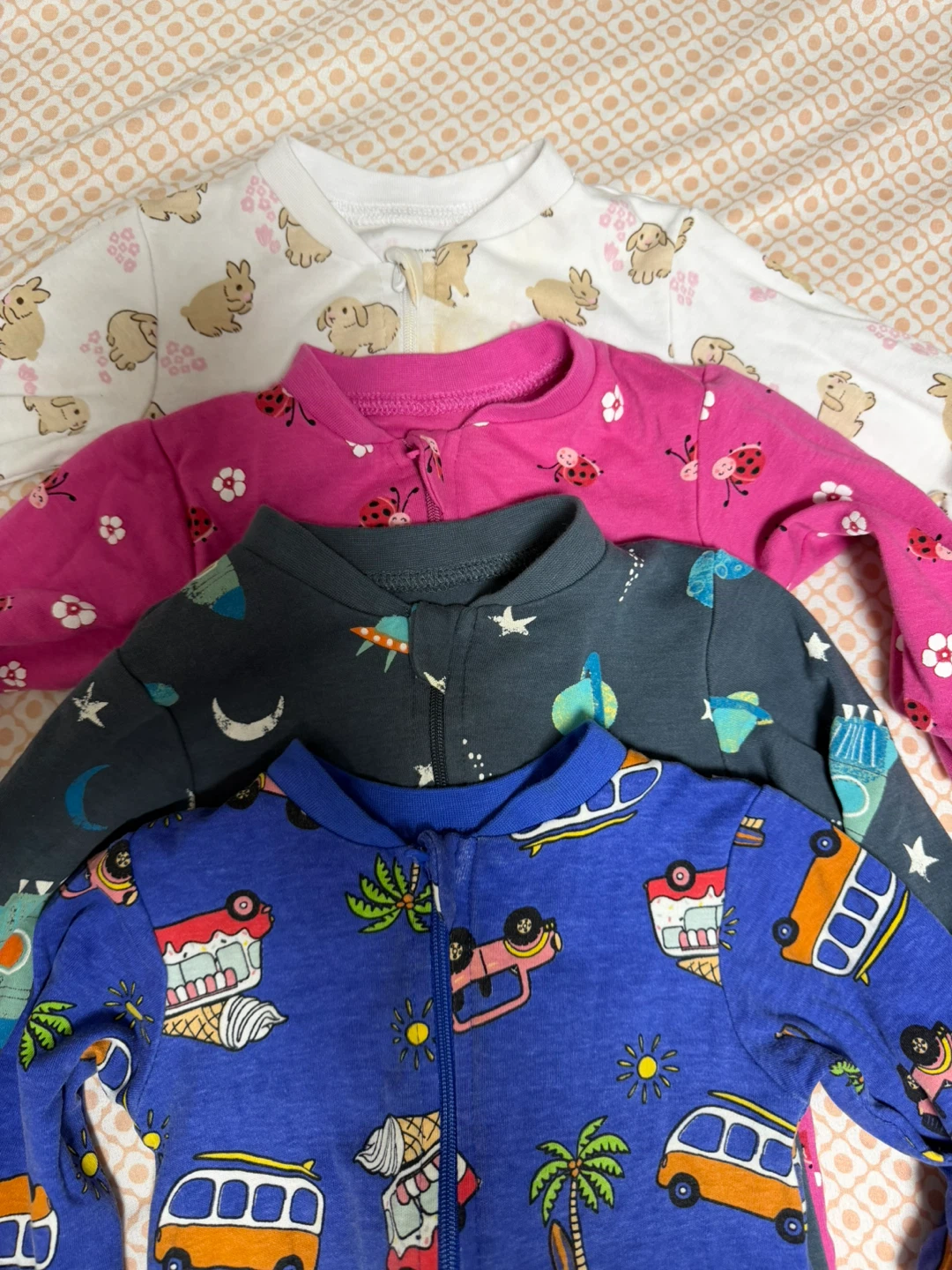 12 Pieces Baby Sleepers Bundle
