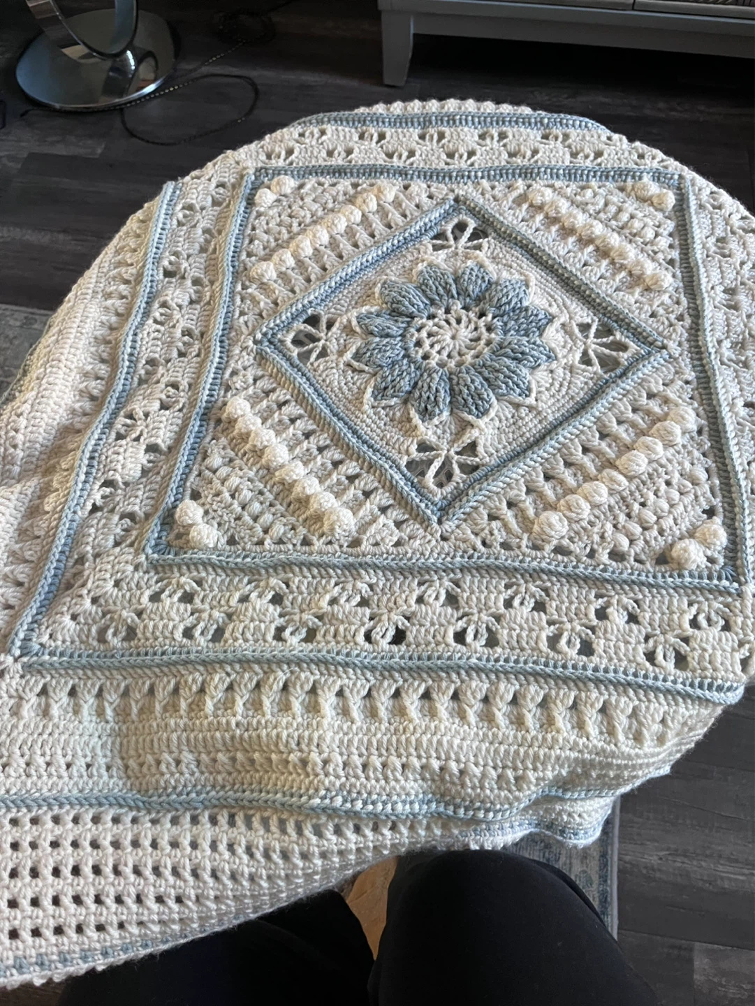 Hand Crocheted baby Blanket