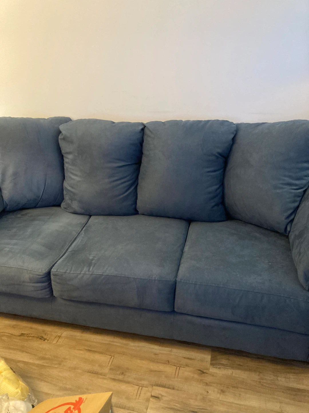 Blue Sofa with Plush Cushions - photo 3