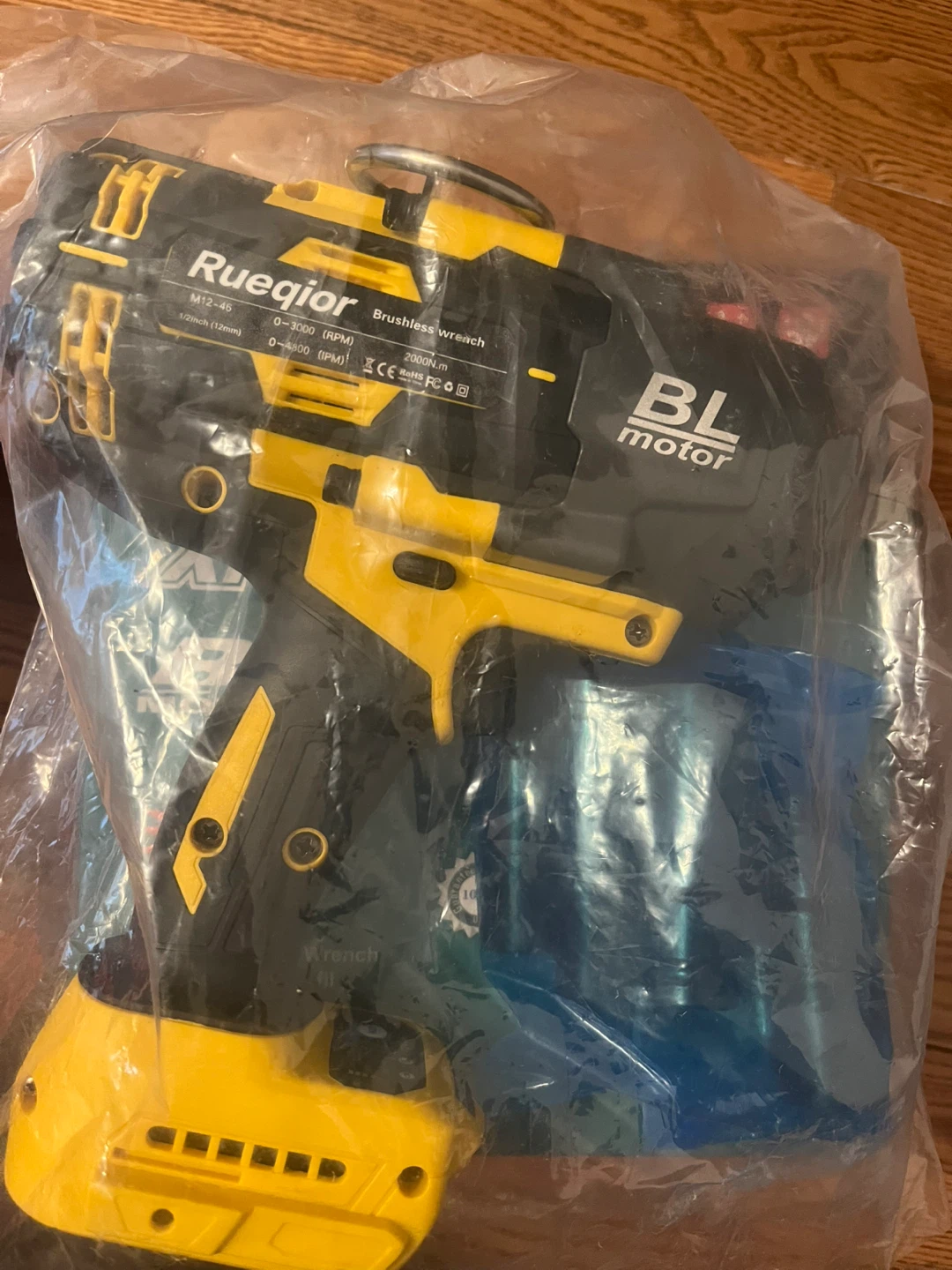 Rueqior M12-45 Brushless Wrench with BL Motor - photo 2