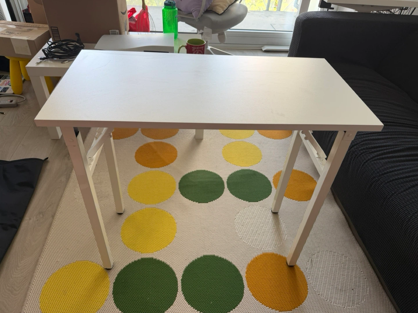White Folding Table
