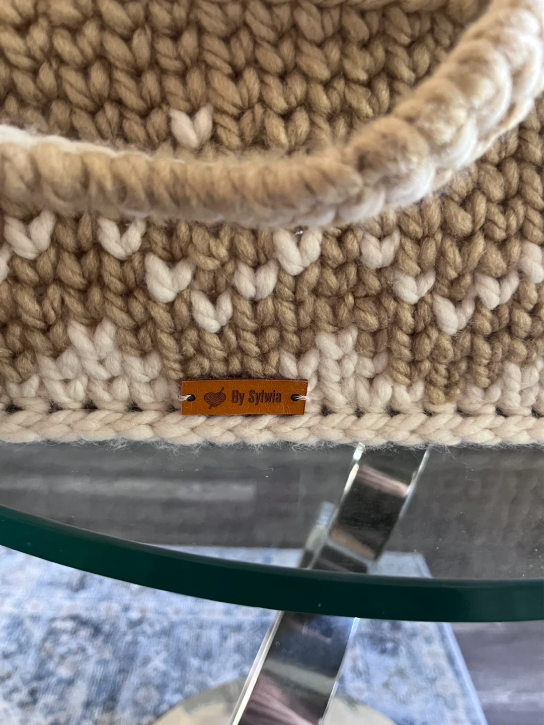 Handmade Crochet Baby Bassinet Basket - photo 3